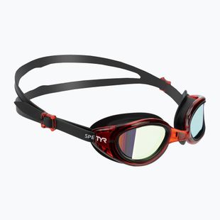 Okulary do pływania TYR Special Ops 2.0 Mirrored black/red