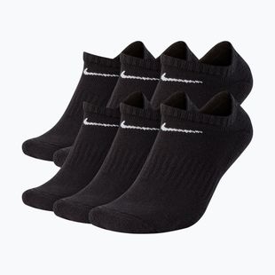 Skarpety Nike Everyday Cushioned No-Show 6 par black/white