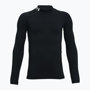 Longsleeve treningowy dziecięcy Under Armour Cg Armour Mock black/white