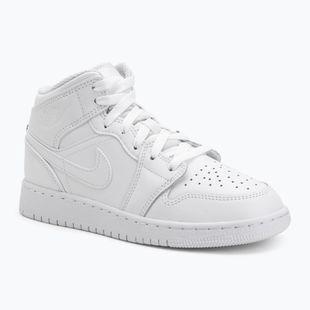 Buty  Jordan 1 Mid white/white/white