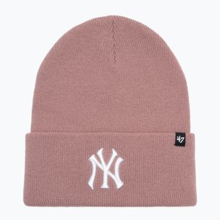 Czapka zimowa 47 Brand MLB New York Yankees Haymaker mauve