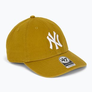 Czapka z daszkiem 47 Brand MLB New York Yankees CLEAN UP goldenrod