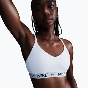 Biustonosz treningowy Nike Dri-Fit Indy Light Support white/black