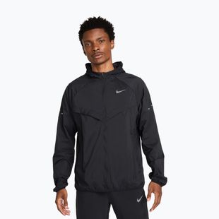 Kurtka do biegania męska Nike Stride Repel UV black/black