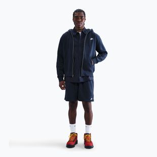 Spodenki męskie Nike Club French Terry Flow obsidian/obsidian/white