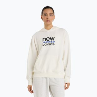 Bluza damska New Balance Sport Graphic French Terry Hoodie seasait