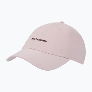Czapka z daszkiem damska New Balance 6 Panel Linear Logo rosesugar