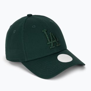 Czapka z daszkiem damska New Era Metallic 9FORTY Los Angeles Dodgers dark green