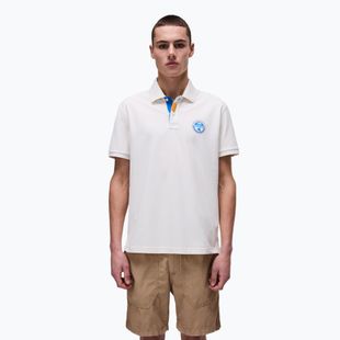 Koszulka polo męska Napapijri E-Clanis white whisper