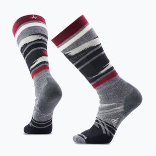 Skarpety narciarskie Smartwool Ski Full Cushion Midnight Ski Pattern OTC medium gray