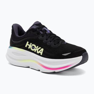 Buty do biegania męskie HOKA Bondi 9 black/neon yuzu