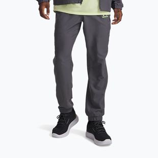 Spodnie męskie Under Armour Tech Sport castlerock/black/lumos lime