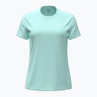 Koszulka treningowa damska Under Armour Tech SSC - Solid refresh mint/white