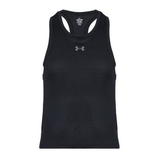 Koszulka do biegania damska Under Armour Velociti Singlet black/black/metallic silver