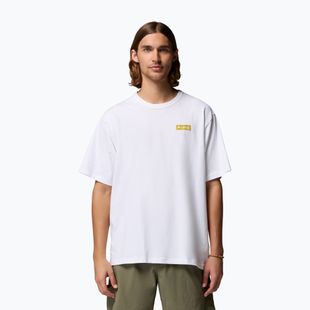 Koszulka męska Columbia CSC Heavyweight Iconic Tee white/repeated peaks
