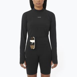 Longsleeve do biegania damski Salomon Bliss deep black