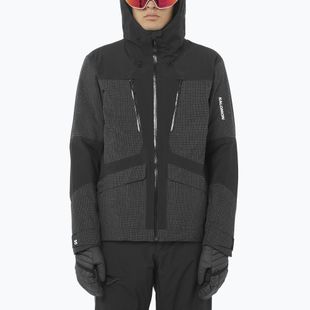 Kurtka narciarska męska Salomon Spark deep black