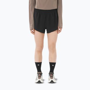 Spodenki do biegania damskie Salomon Sense SPLT 3" deep black