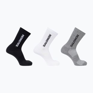 Skarpety Salomon Everyday Lite Crew 3 pack black/white/frost gray