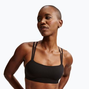 Biustonosz treningowy Nike Zenvy Strappy Light-Support black/cool grey