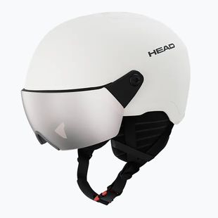 Kask narciarski dziecięcy HEAD Yuki Visor Jr marshmallow/silver/red