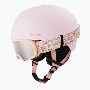 Kask narciarski dziecięcy HEAD Yuki Set S2 Jr candy/red/peach