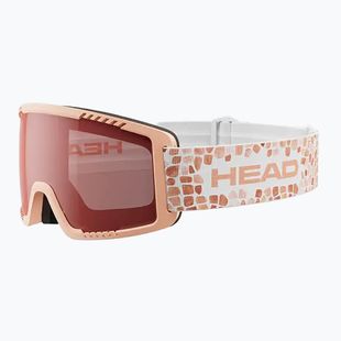 Gogle narciarskie dziecięce HEAD Contex Yuki Jr red/peach