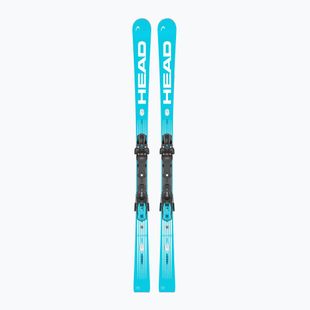 Narty zjazdowe HEAD WC Rebels e-SL Pro RP WCR 14 + wiązania Protector+ FF 14 GW blue/white