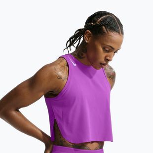 Koszulka do biegania damska Nike AeroSwift Dri-Fit ADV vivid purple/purple pulse