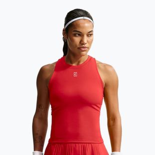 Koszulka tenisowa dziecięca Nike Court Advantage university red/white