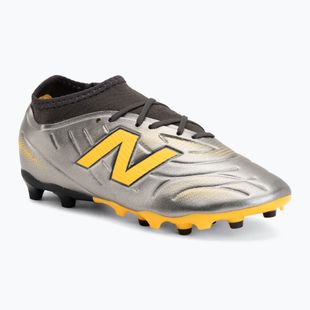 Buty piłkarskie dziecięce New Balance Tekela Team V5 FG harbor grey/black cement