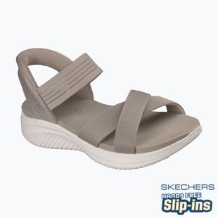 Sandały damskie SKECHERS Ultra Flex 3.0 Never Better gray
