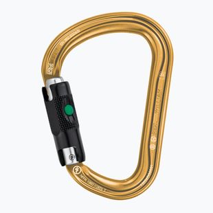 Karabinek wspinaczkowy Petzl William Ball-Lock gold