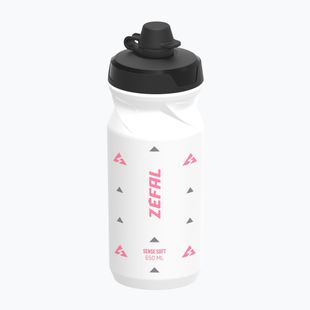 Bidon rowerowy Zefal Sense Soft 65 No-Mud 650 ml white