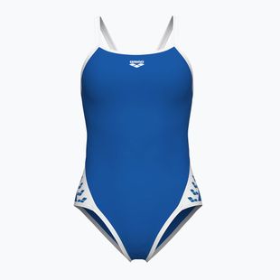 Strój pływacki jednoczęściowy arena Icons Super Fly Back Solid royal/white
