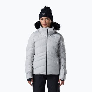 Kurtka narciarska damska Rossignol Staci Insulated silver pearly