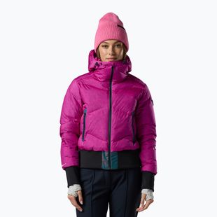 Kurtka narciarska damska Rossignol Snowblaze Down Bomber electric fuchsia
