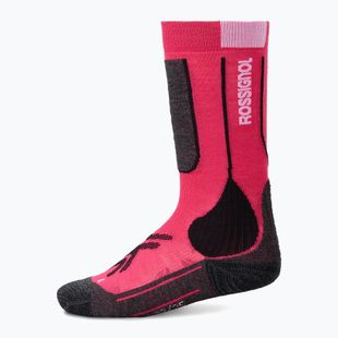 Skarpety narciarskie dziecięce Rossignol Essential electric fuchsia