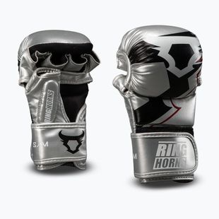 Rękawice sparingowe Venum Ringhorns Charger silver/black