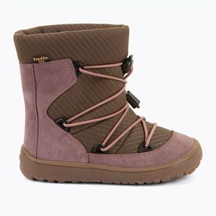 Śniegowce barefoot dziecięce Froddo Barefoot Tex Track Wool dark pink