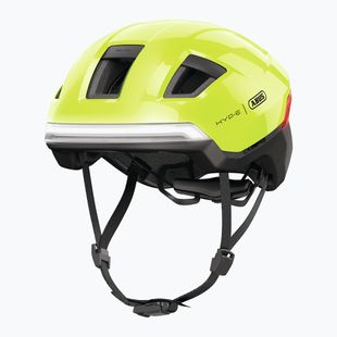 Kask rowerowy z kierunkowskazami ABUS Hyp-E signal yellow