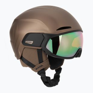Kask narciarski Alpina Oro QV Mips sepia metallic
