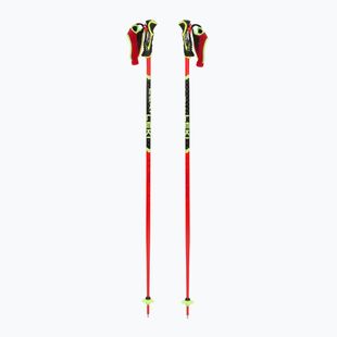 Kije narciarskie LEKI WCR TBS SL 3D bright red/black/neon yellow