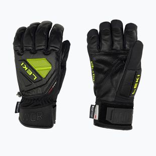 Rękawice narciarskie męskie LEKI WCR C-Tech 3D black ice/lemon
