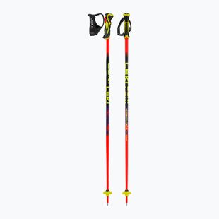 Kije narciarskie dziecięce LEKI WCR Evo Lite SL TR bright red/black/neon yellow