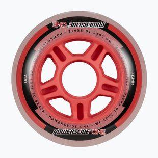 Kółka do rolek Powerslide One 76/82A 4 szt. red