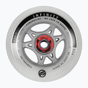 Kółka do rolek Powerslide Infinity 84 RTR ABEC9/Spacer 4 szt. grey
