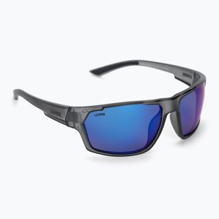 Okulary przeciwsłoneczne UVEX Sportstyle 233 P smoke matt/polavision mirror blue