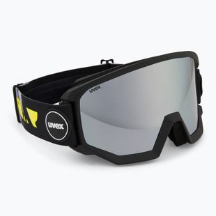 Gogle narciarskie UVEX Athletic CV black matt/mirror silver green