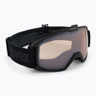 Gogle narciarskie UVEX Xcitd V black matt/mirror silver clear